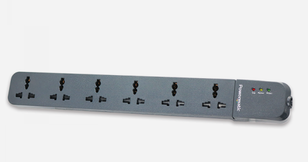 6 Way Multi Outlet - Universal Socket